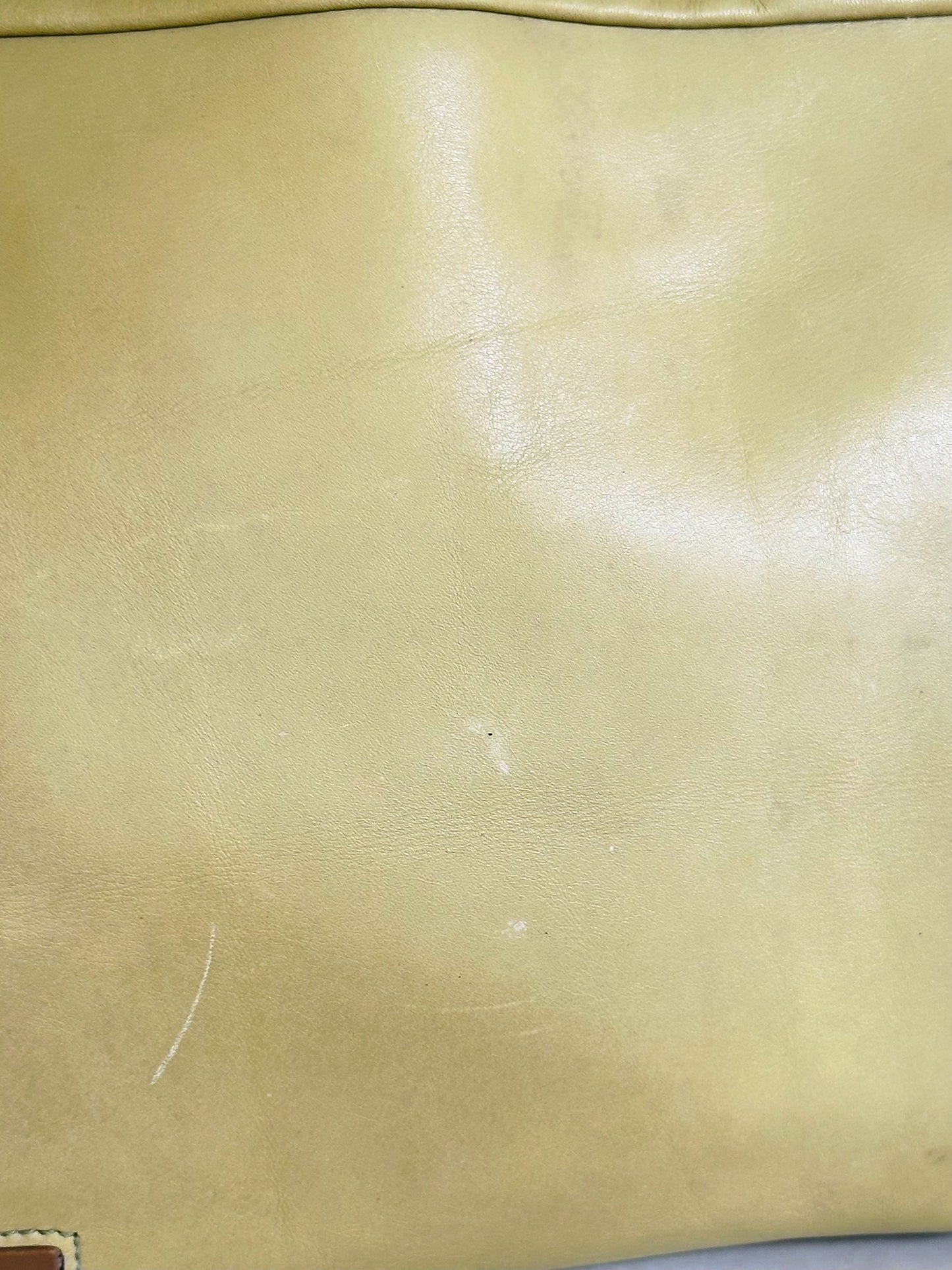 MAX MARA WEEKEND - Borsa in Pelle Verde Pistacchio Vintage Y2K Made in Italy