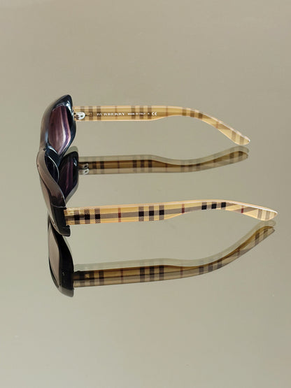 BURBERRY - Occhiali da sole vintage B 4087 3001/8G Vintage – Check Beige – Made in Italy