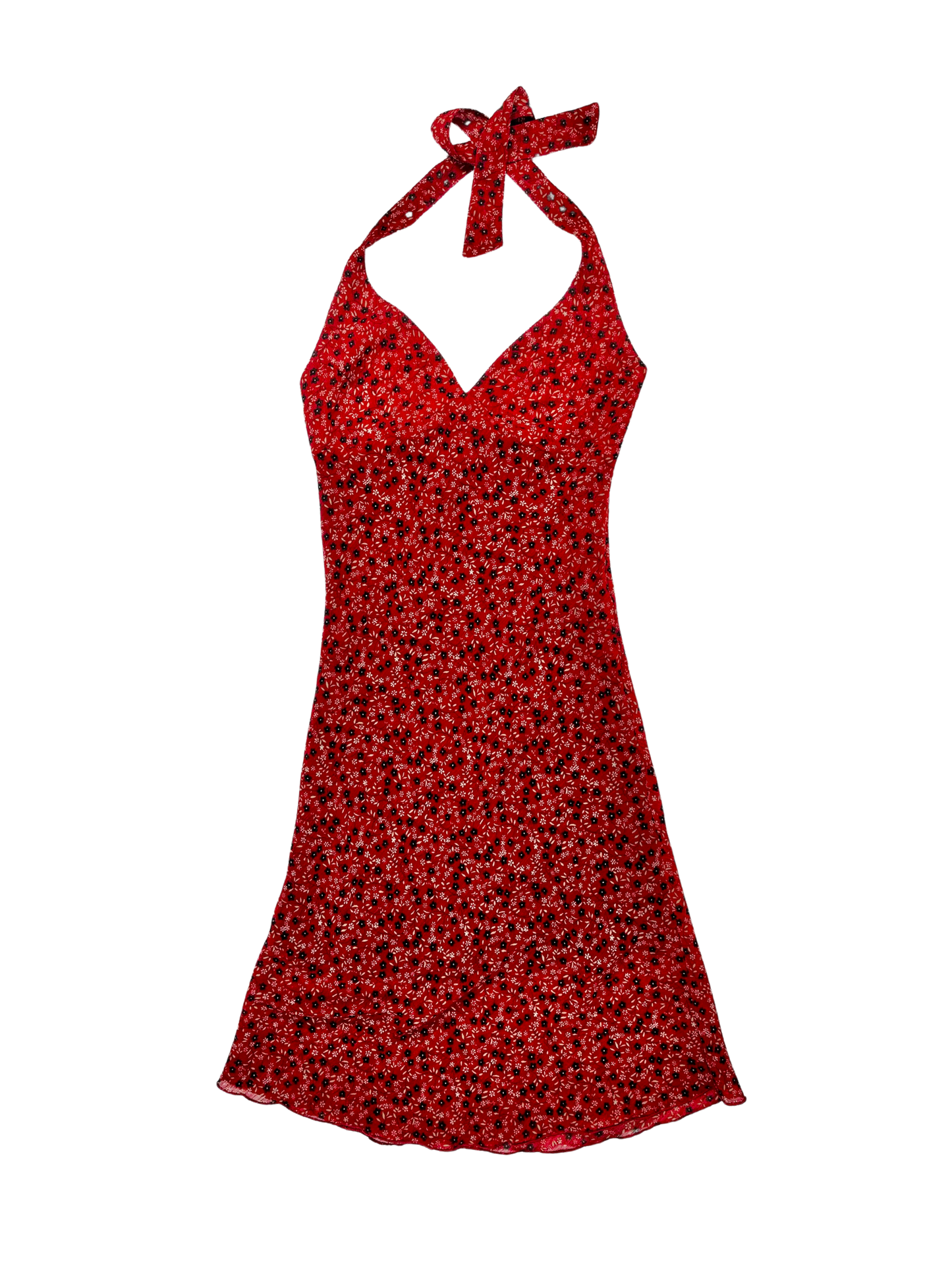 Y2k Long Dress , Vestito vintage a fiori con scollo all’americana