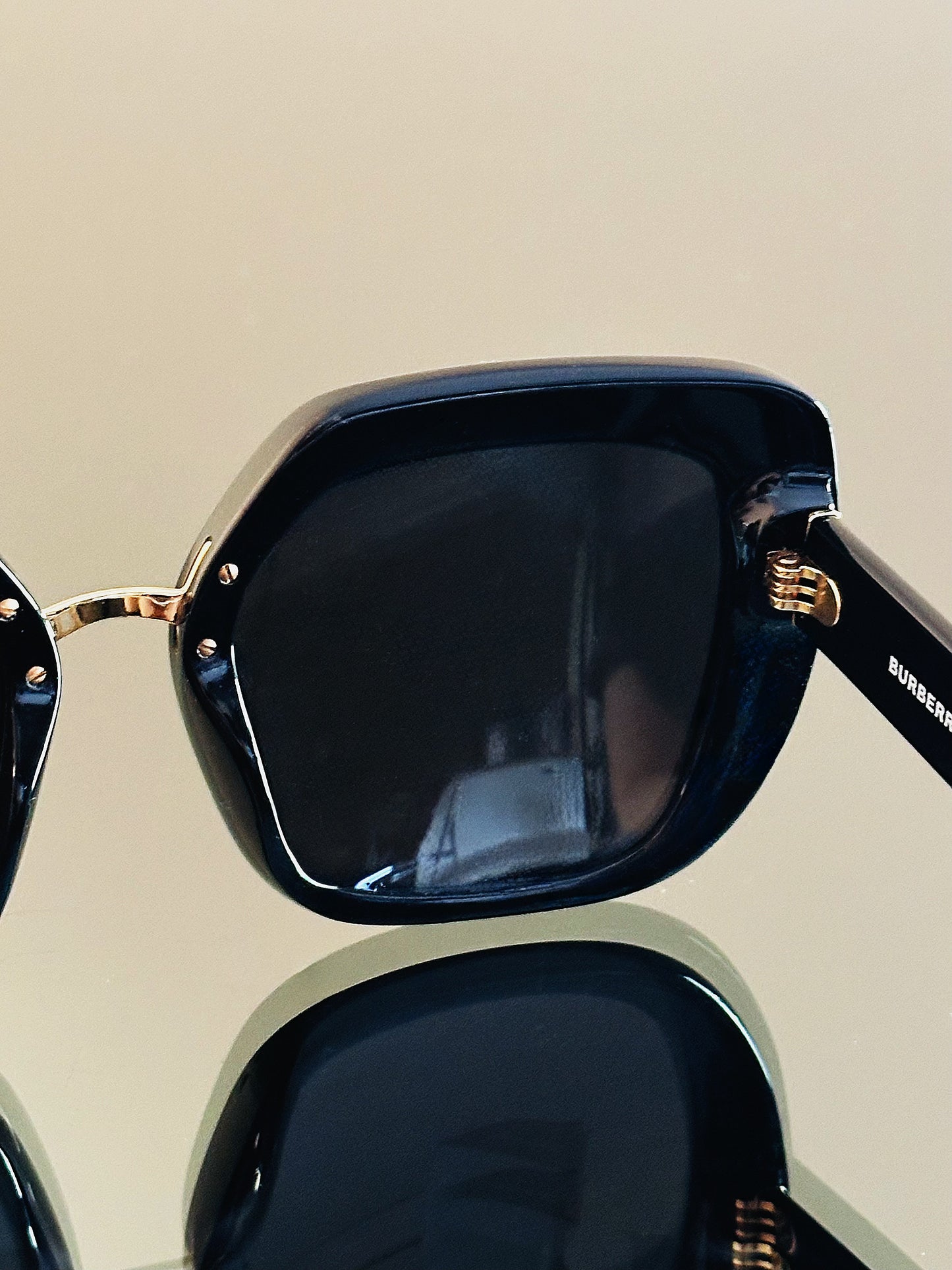 BURBERRY – BE4315 Charlotte – Occhiali da Sole Donna – Nero Lucido | Made in Italy