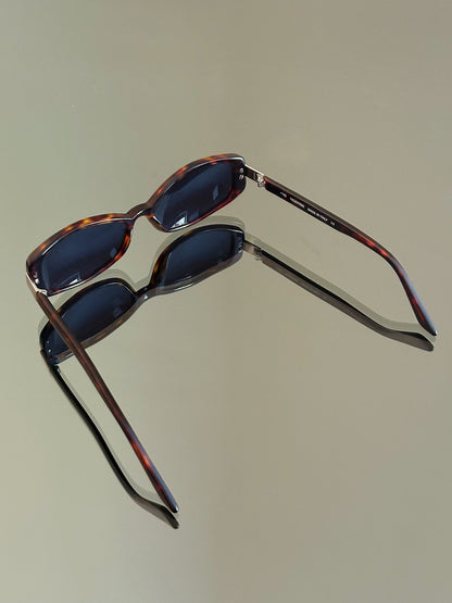 VALENTINO - Occhiali da sole vintage – tartarugati Made in Italy, Y2K