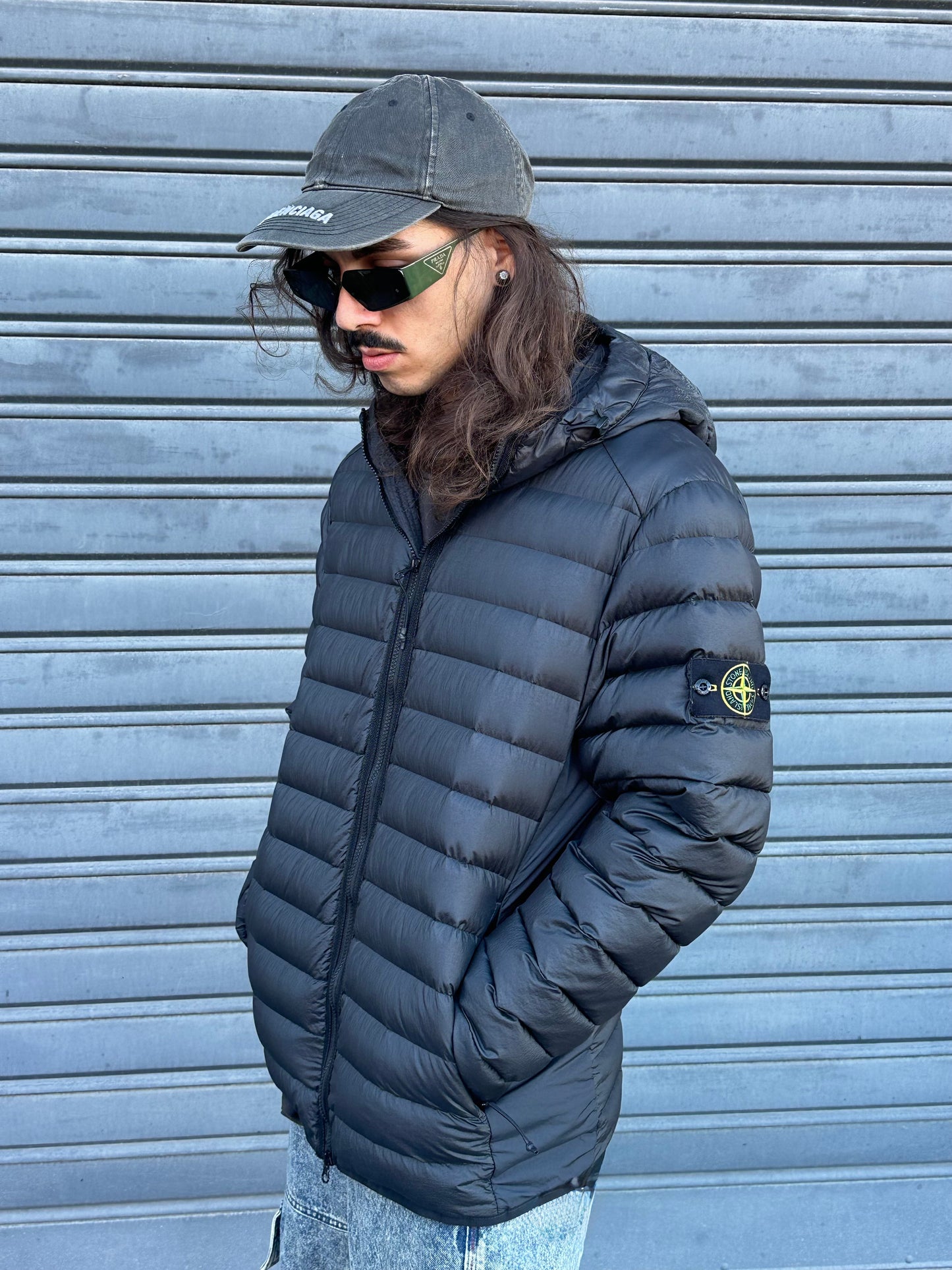 STONE ISLAND – Piumino Lightweight Hooded Jacket
