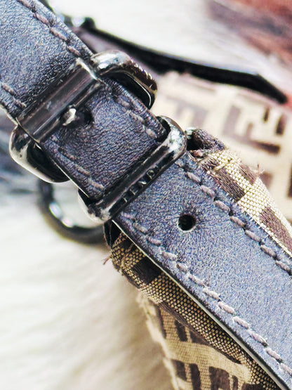 FENDI - Oyster Mini Monogram Zucca Canvas – Iconic Y2K