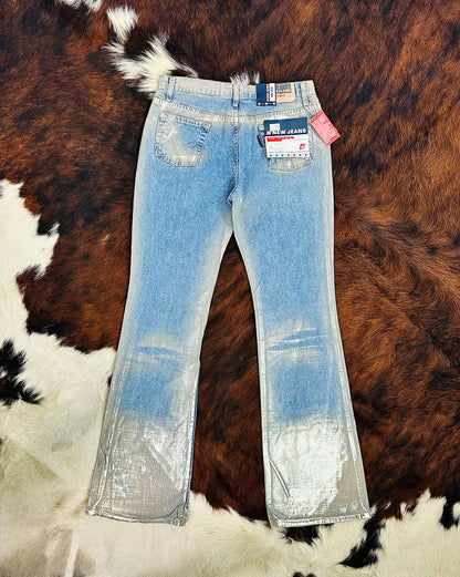 NEW JEANS – Y2K Silver Foil