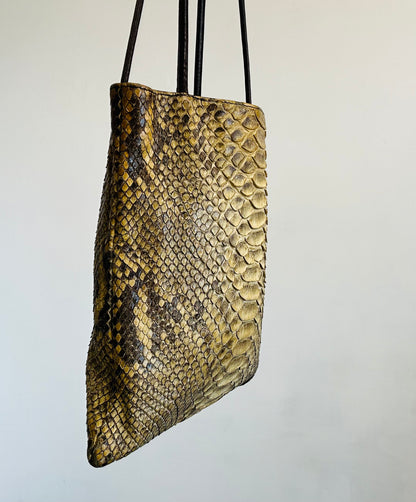 Borsa a spalla in pitone
