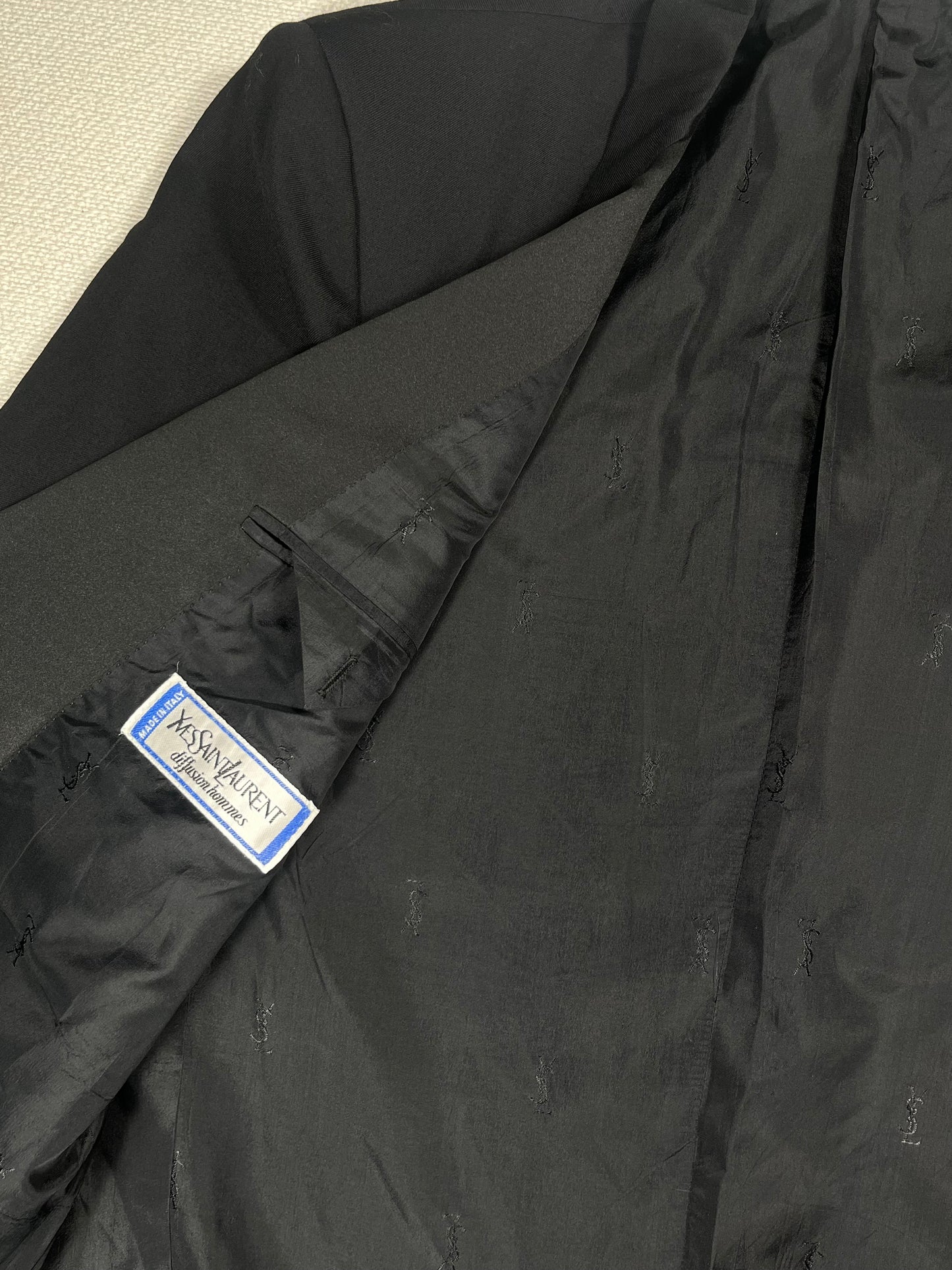 YVES SAINT LAURENT - Giacca smoking nera