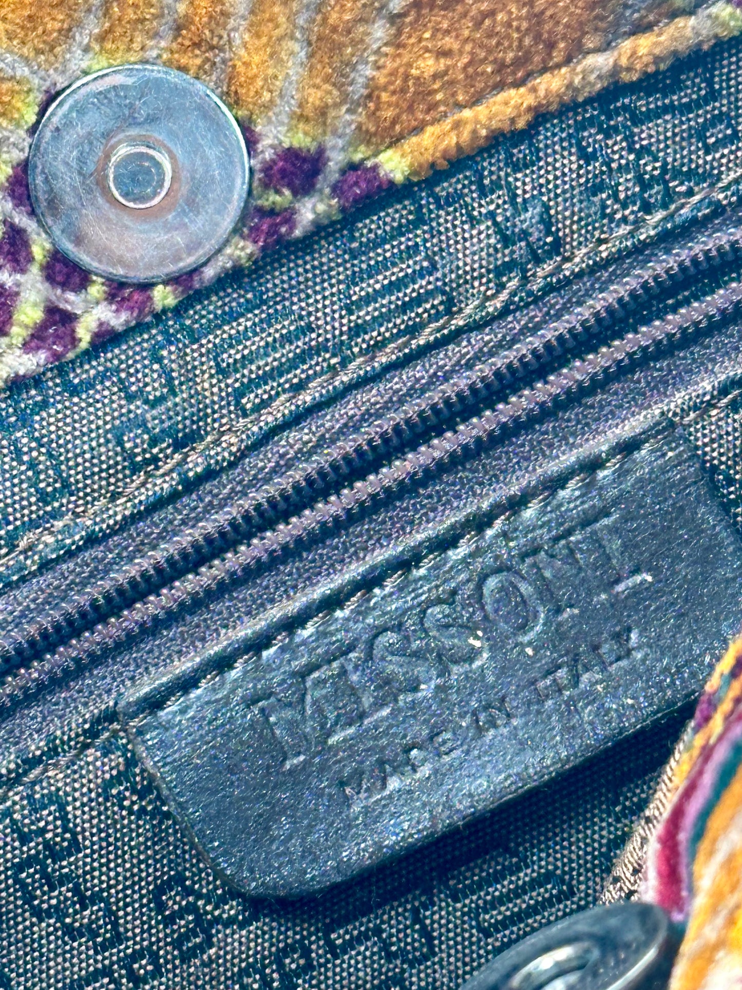 MISSONI - Borsa multicolor stampa geometrica
