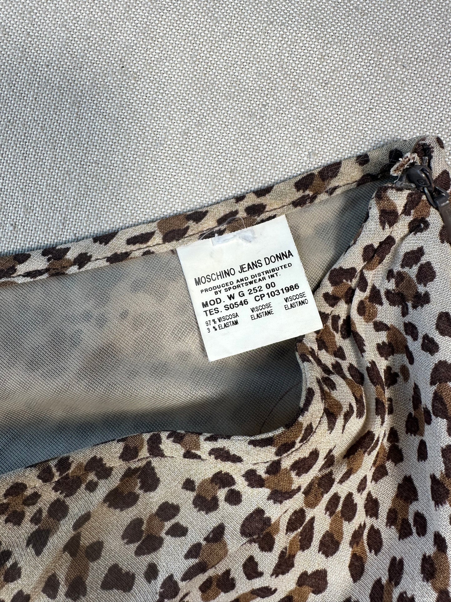 MOSCHINO - Gonna longhette Animalier 🐆