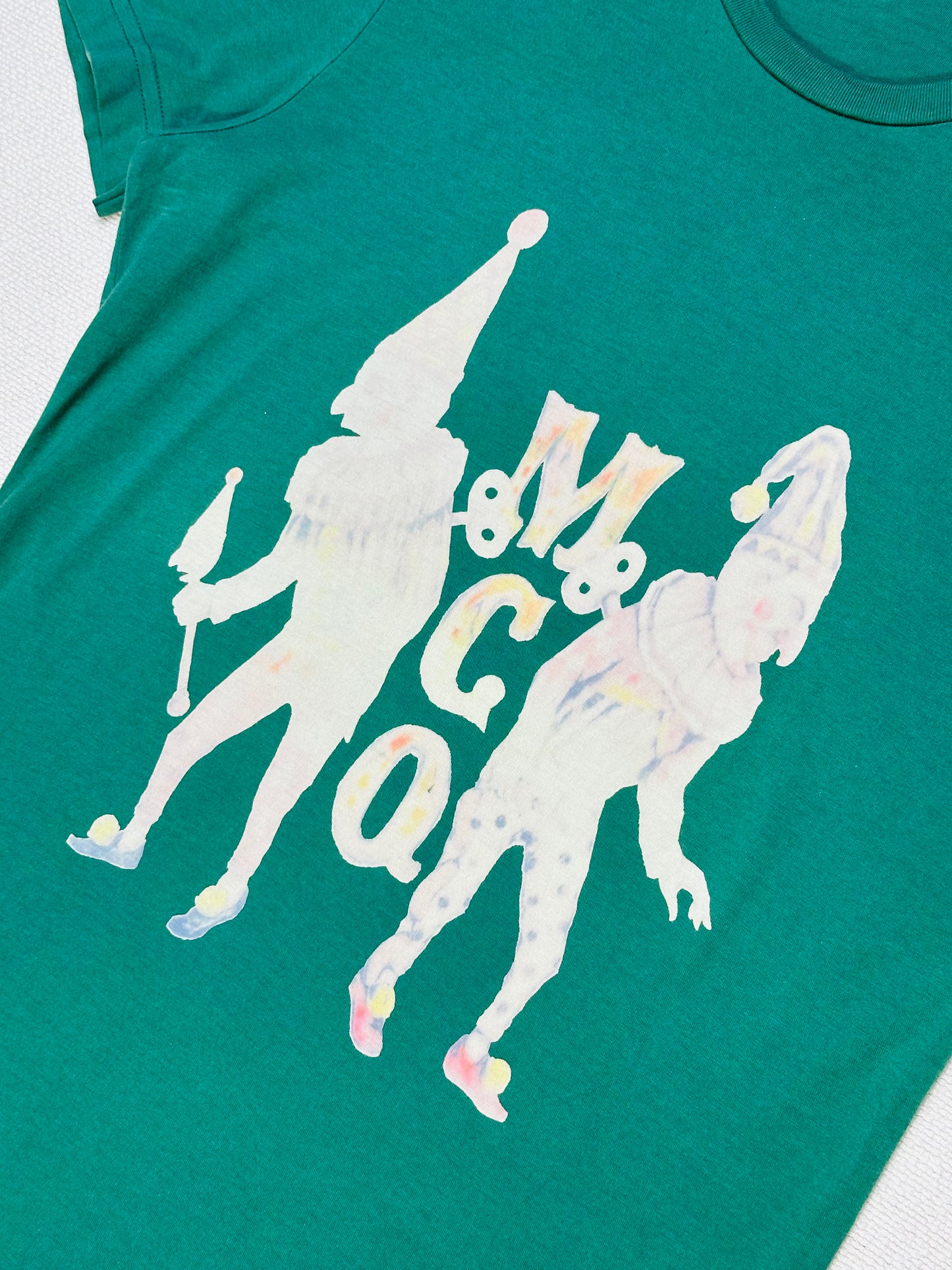 ALEXANDER McQUEEN MCQ - T-Shirt Verde Edizione Clown Grafico