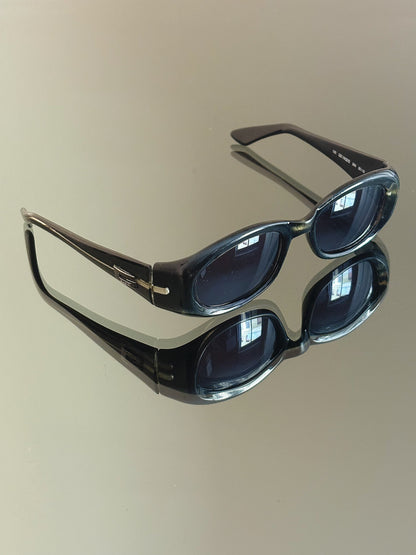 GUCCI - GG 2432/S – Occhiali da sole vintage neri Y2K Made in Italy