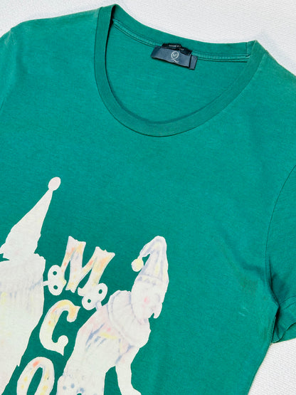 ALEXANDER McQUEEN MCQ - T-Shirt Verde Edizione Clown Grafico