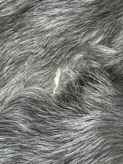 Pelliccia Vintage in Lapin Argentato