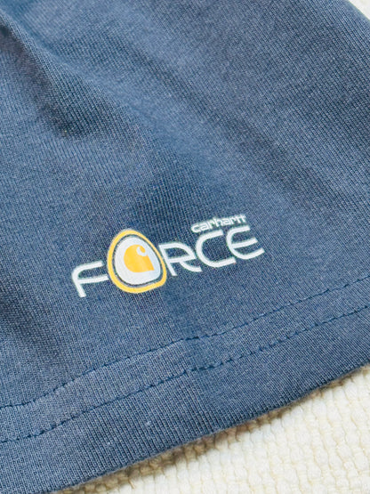 CARHARTT - Polo Force Delmont Blu Navy | S