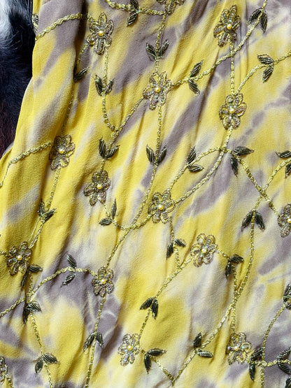 Abito Halter in Seta Ricamata con Perline – Archive Y2K Couture | Nuovo con Cartellino