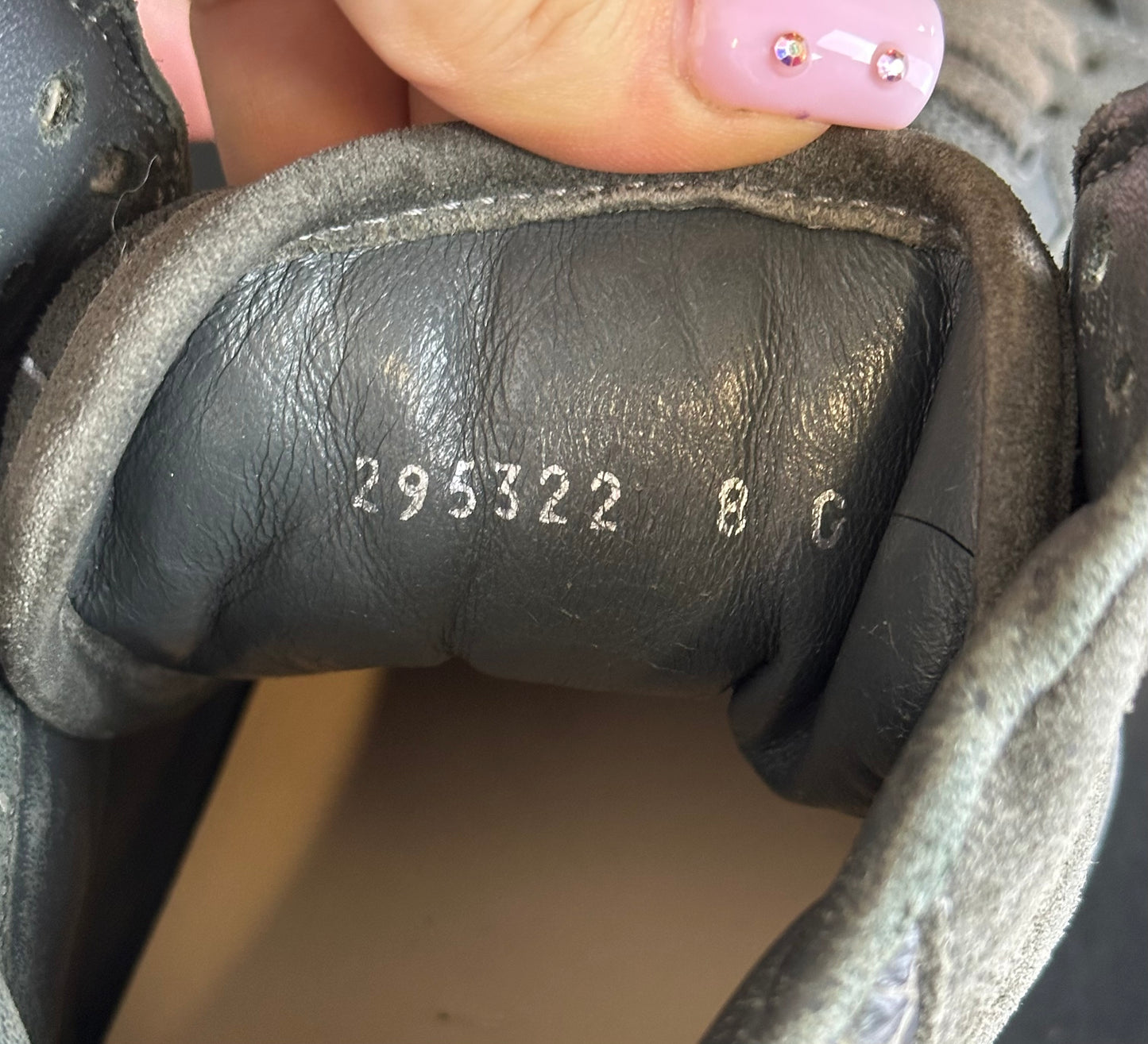 GUCCI - Sneakers High-Top in Pelle Scamosciata – Logo GG Laterale | Tg 42