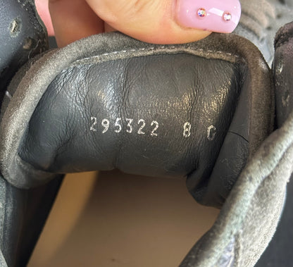 GUCCI - Sneakers High-Top in Pelle Scamosciata – Logo GG Laterale | Tg 42