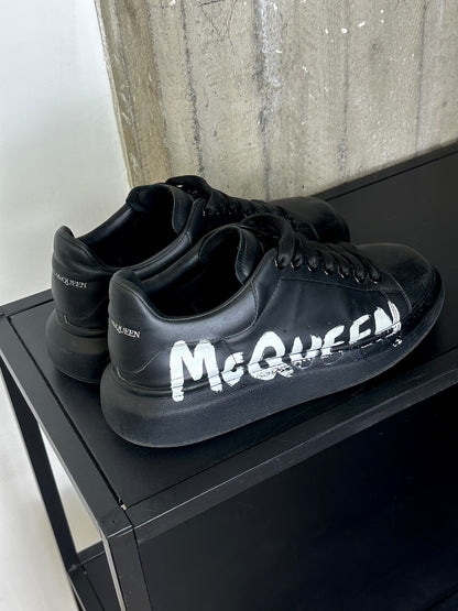 ALEXANDER McQUEEN - Oversized Sneaker – Black Graffiti Edition – Nero | Tg 42