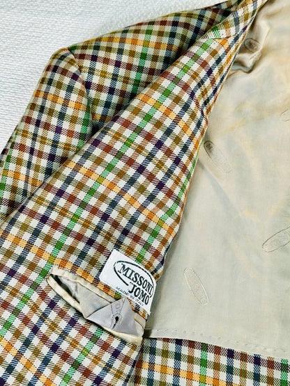 MISSONI - Giacca Blazer vintage a quadri