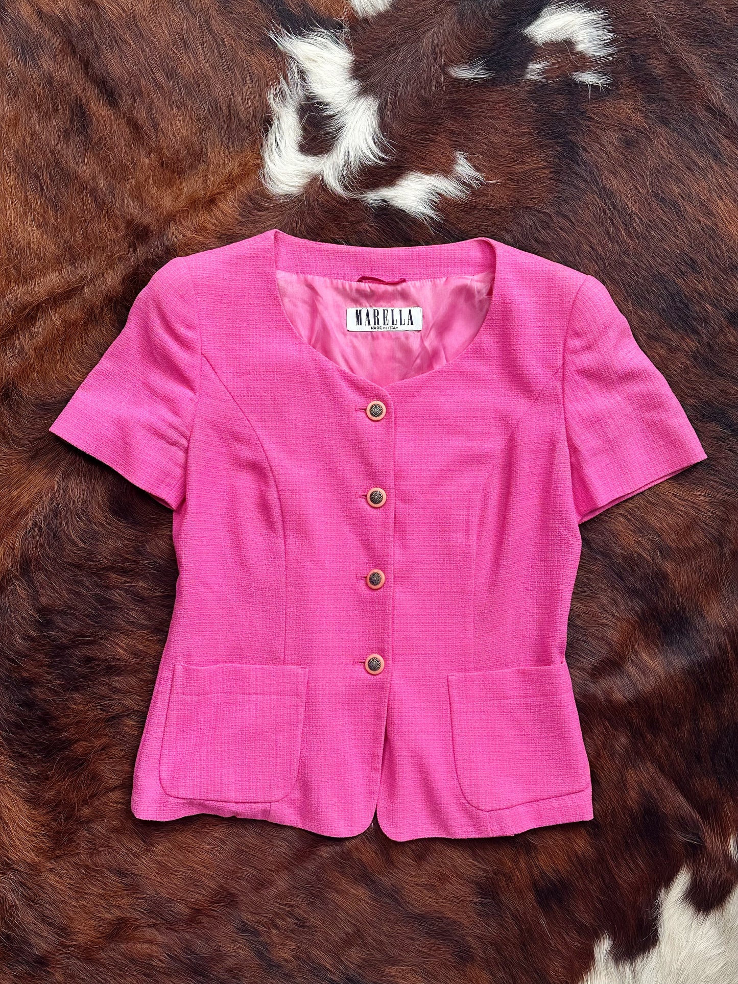 MARELLA - Giacca Vintage Fucsia
