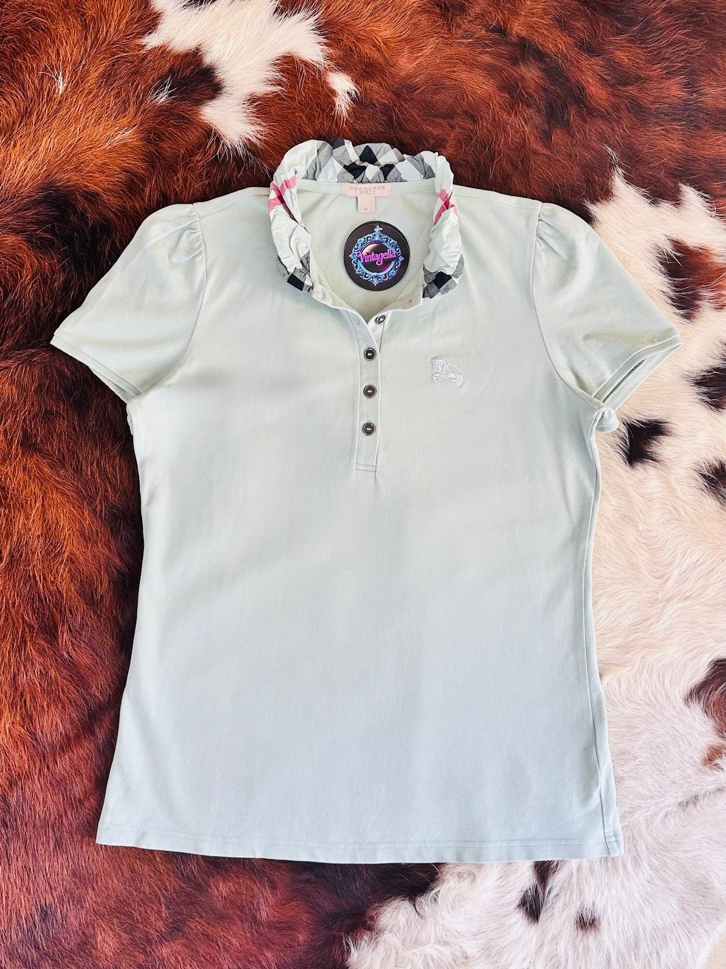 BURBERRY - Polo Menta