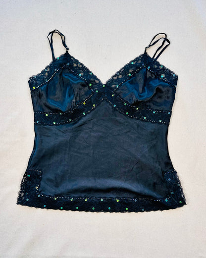 Y2k paillettes top