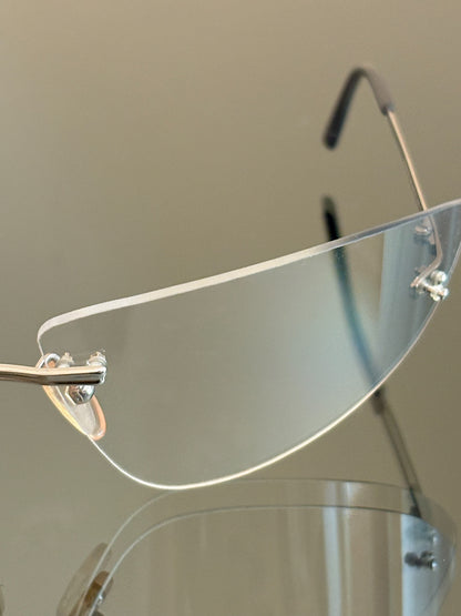 ROBERTO CAVALLI - Occhiali da sole vintage Demetra 63S – Rimless Y2K Made in Italy