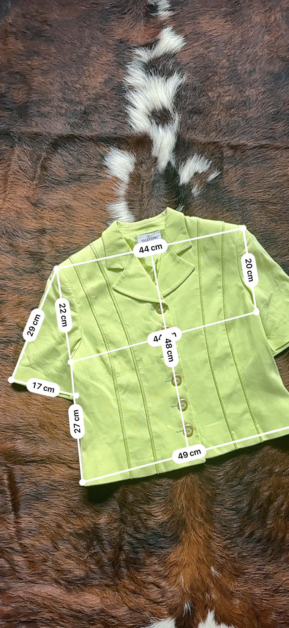 VALENTINO - Miss V Giacca Lime Vintage – Made in Italy