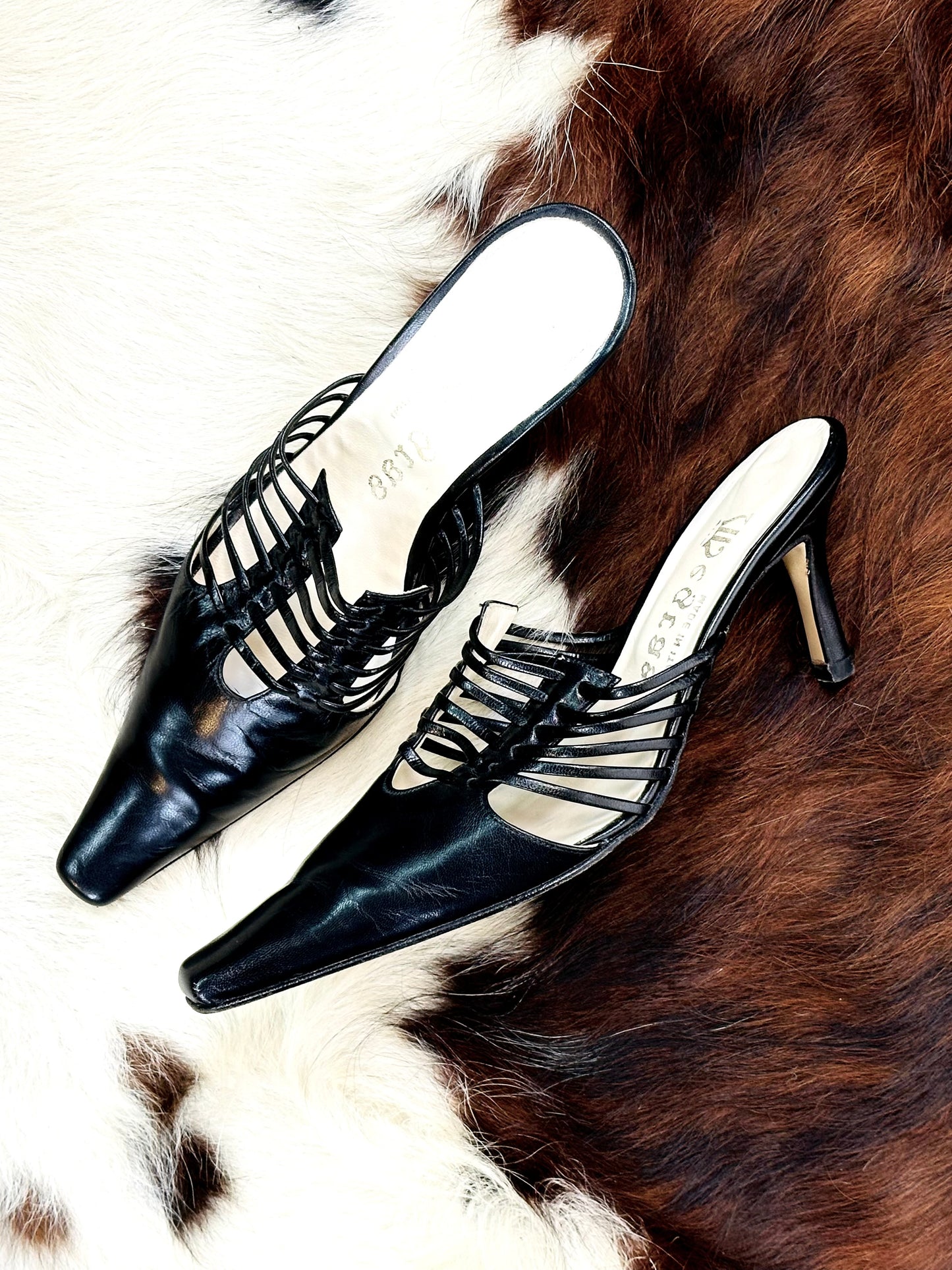 Mules nere intrecciate in pelle – Made in Italy | Taglia 38