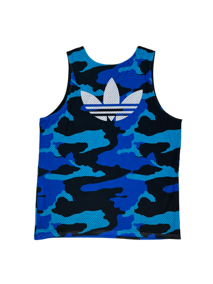 ADIDAS x NBA – Miami Heat Jersey Camouflage Blue Edition 🔹