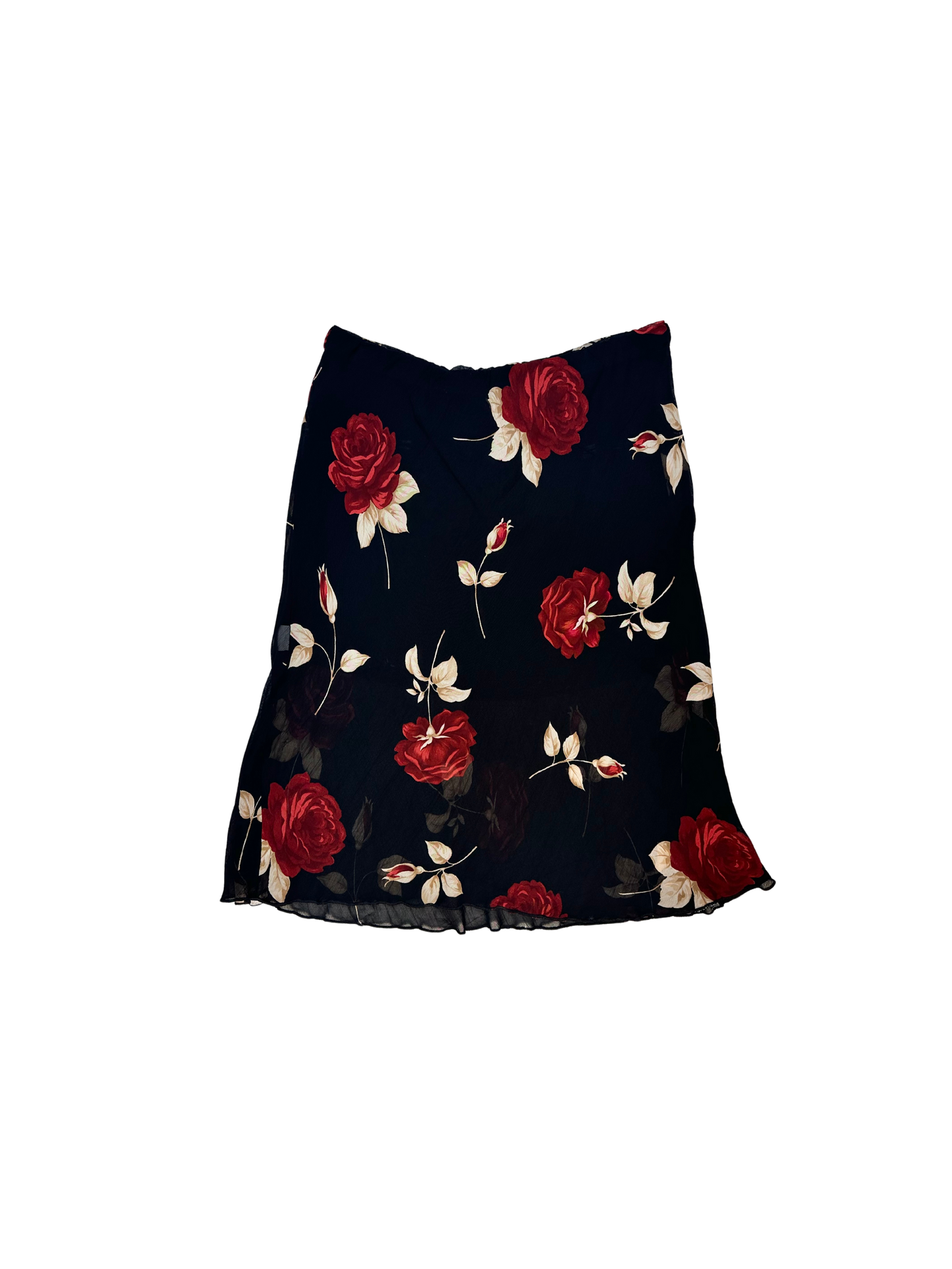 Gonna vintage con stampa rose – stile Y2K