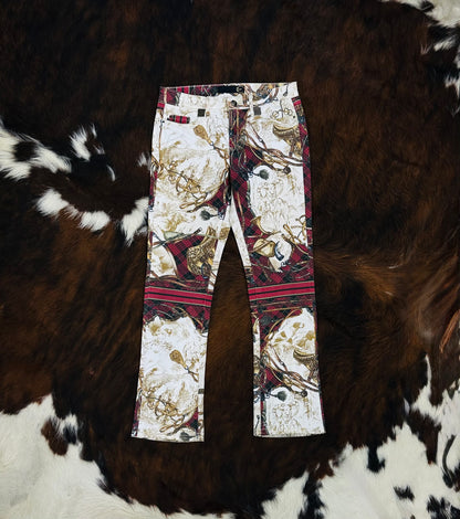 JUST CAVALLI - Pantaloni Equestrian Baroque – Early 2000s