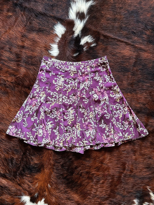 Gonna Esprit a pannelli con fantasia floreale lilla – Romantic chic
