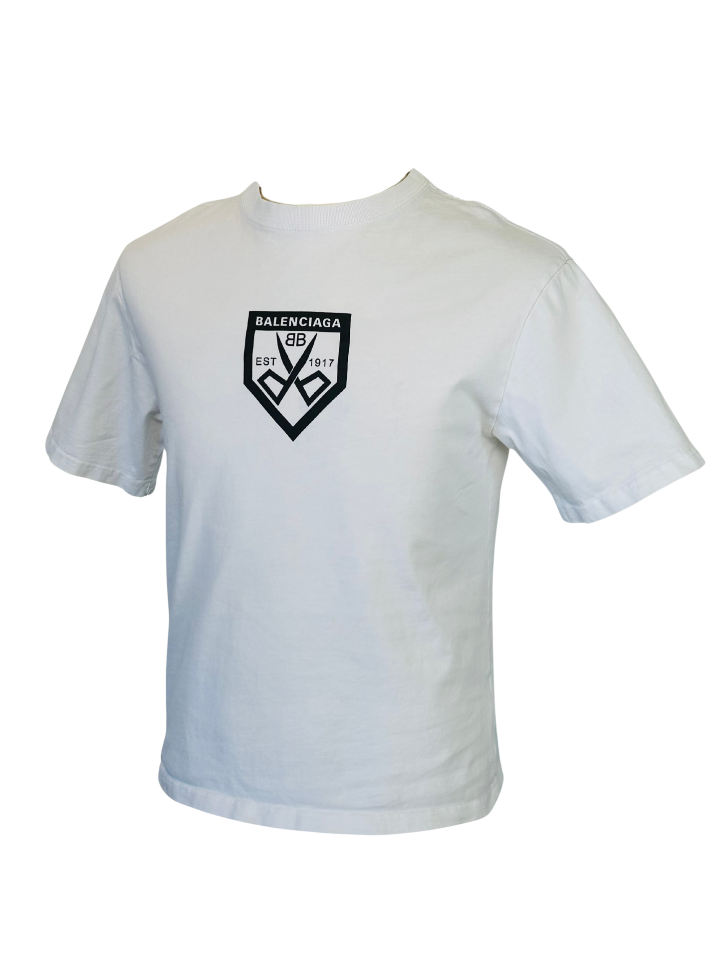 BALENCIAGA - T-Shirt “EST 1917” Logo Crest