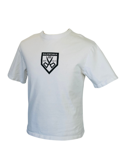 BALENCIAGA - T-Shirt “EST 1917” Logo Crest