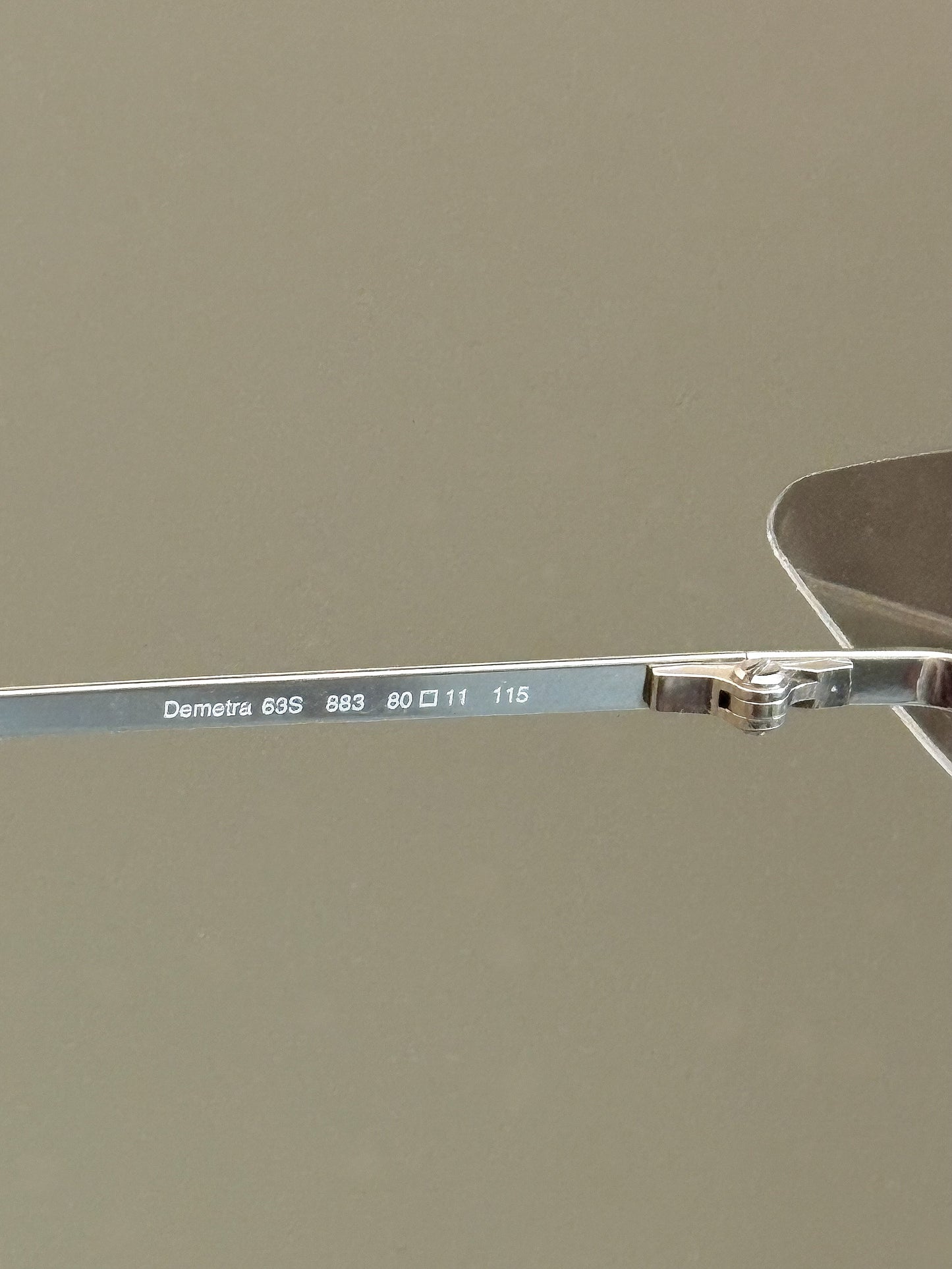 ROBERTO CAVALLI - Occhiali da sole vintage Demetra 63S – Rimless Y2K Made in Italy