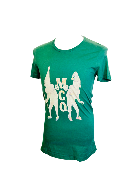 ALEXANDER McQUEEN MCQ - T-Shirt Verde Edizione Clown Grafico