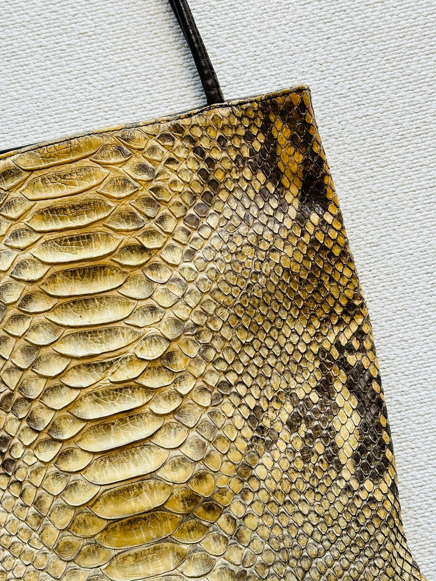 Borsa a spalla in pitone