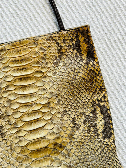 Borsa a spalla in pitone