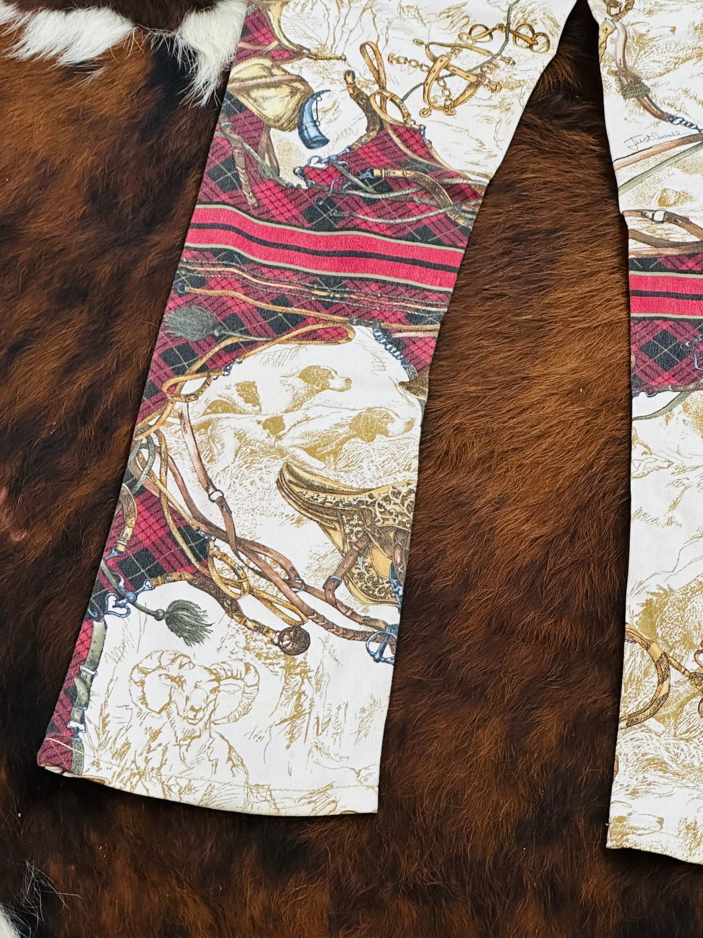 JUST CAVALLI - Pantaloni Equestrian Baroque – Early 2000s