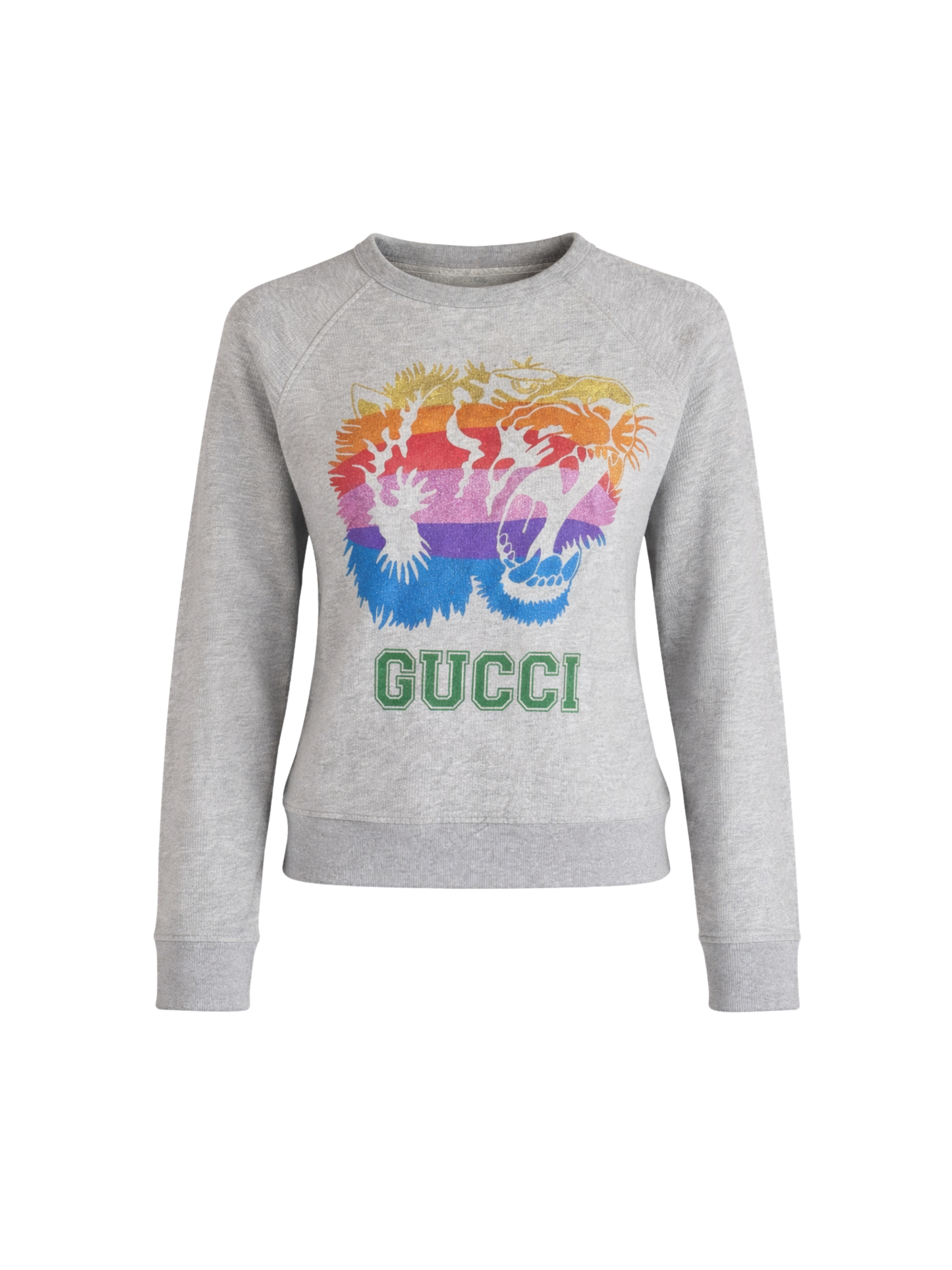 GUCCI - Felpa con stampa Tiger Rainbow - Alessandro Michele era