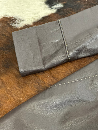 Giacca in Pelle Chocolate Brown – Anni '90