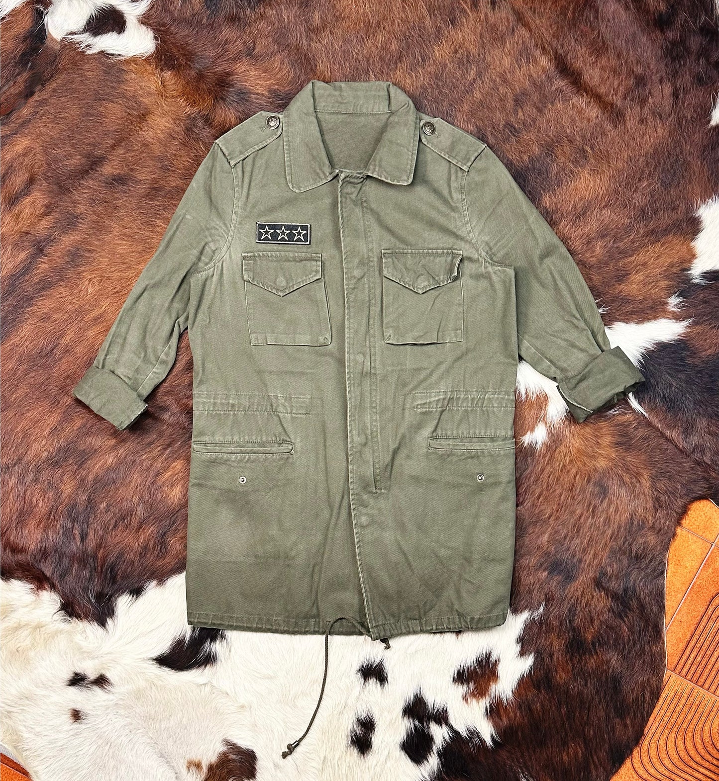 Giacca Utility Military Verde Oliva – Cotton Field Jacket