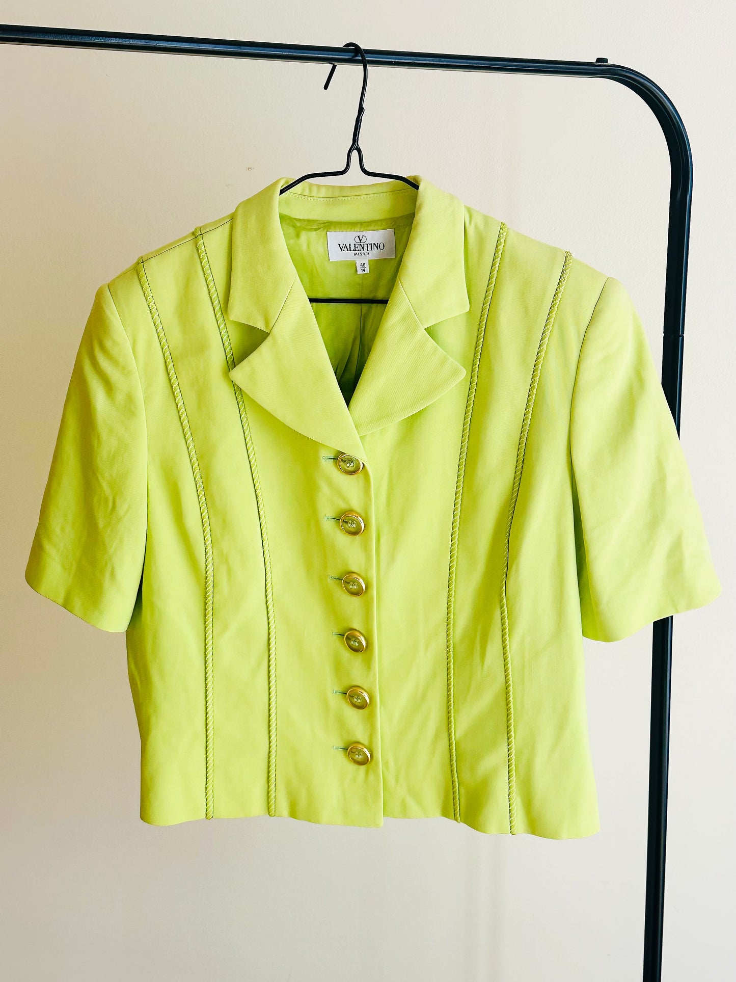 VALENTINO - Miss V Giacca Lime Vintage – Made in Italy