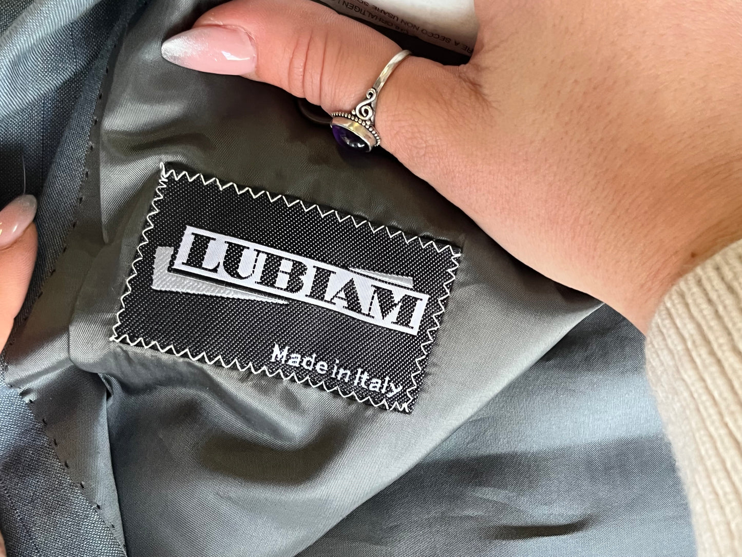 Blazer doppio petto in pura lana vergine