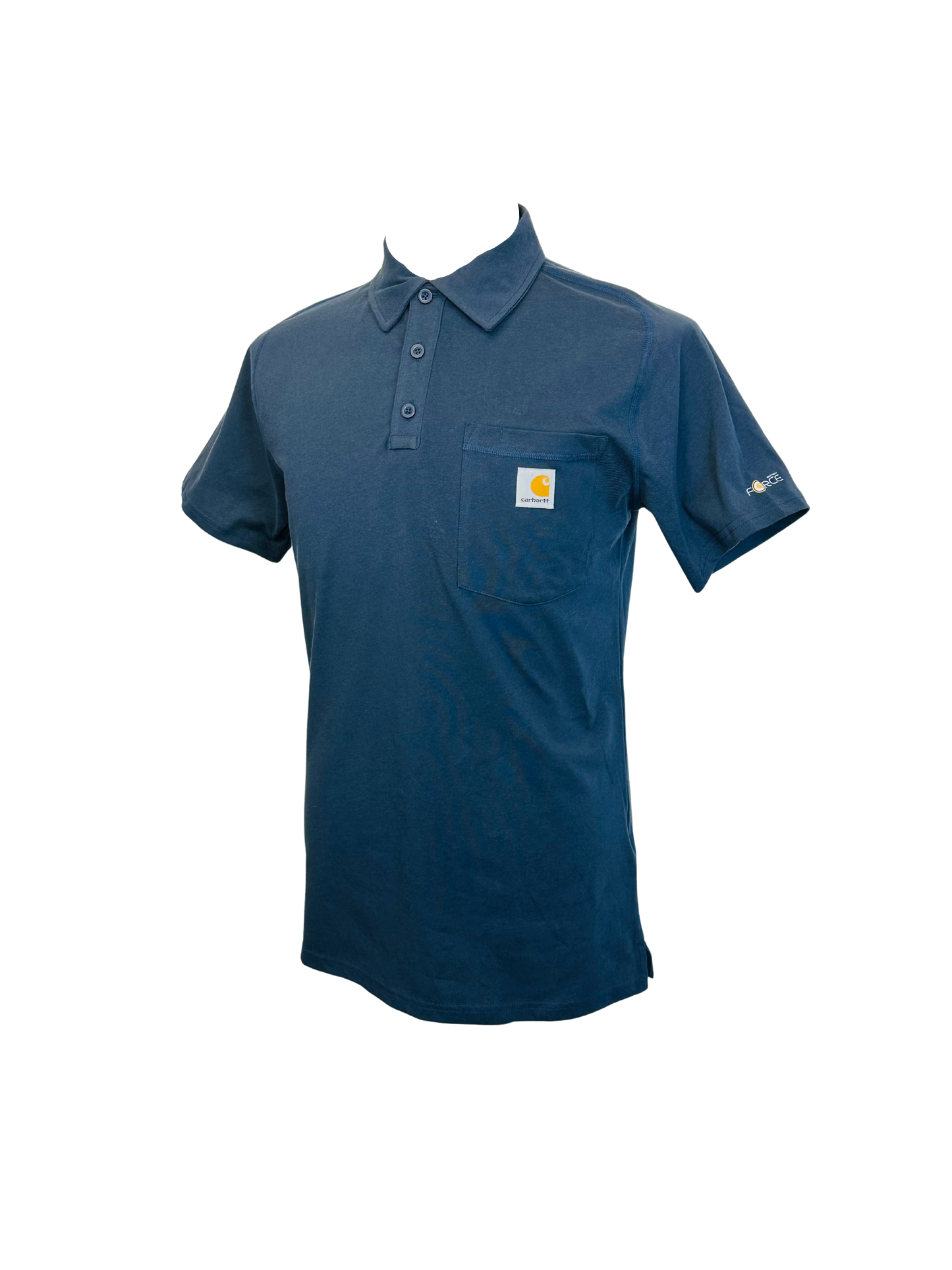 CARHARTT - Polo Force Delmont Blu Navy | S