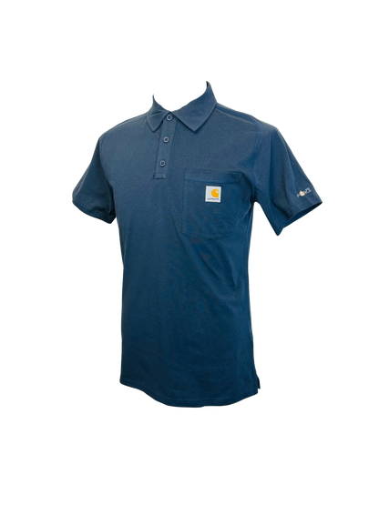 CARHARTT - Polo Force Delmont Blu Navy | S