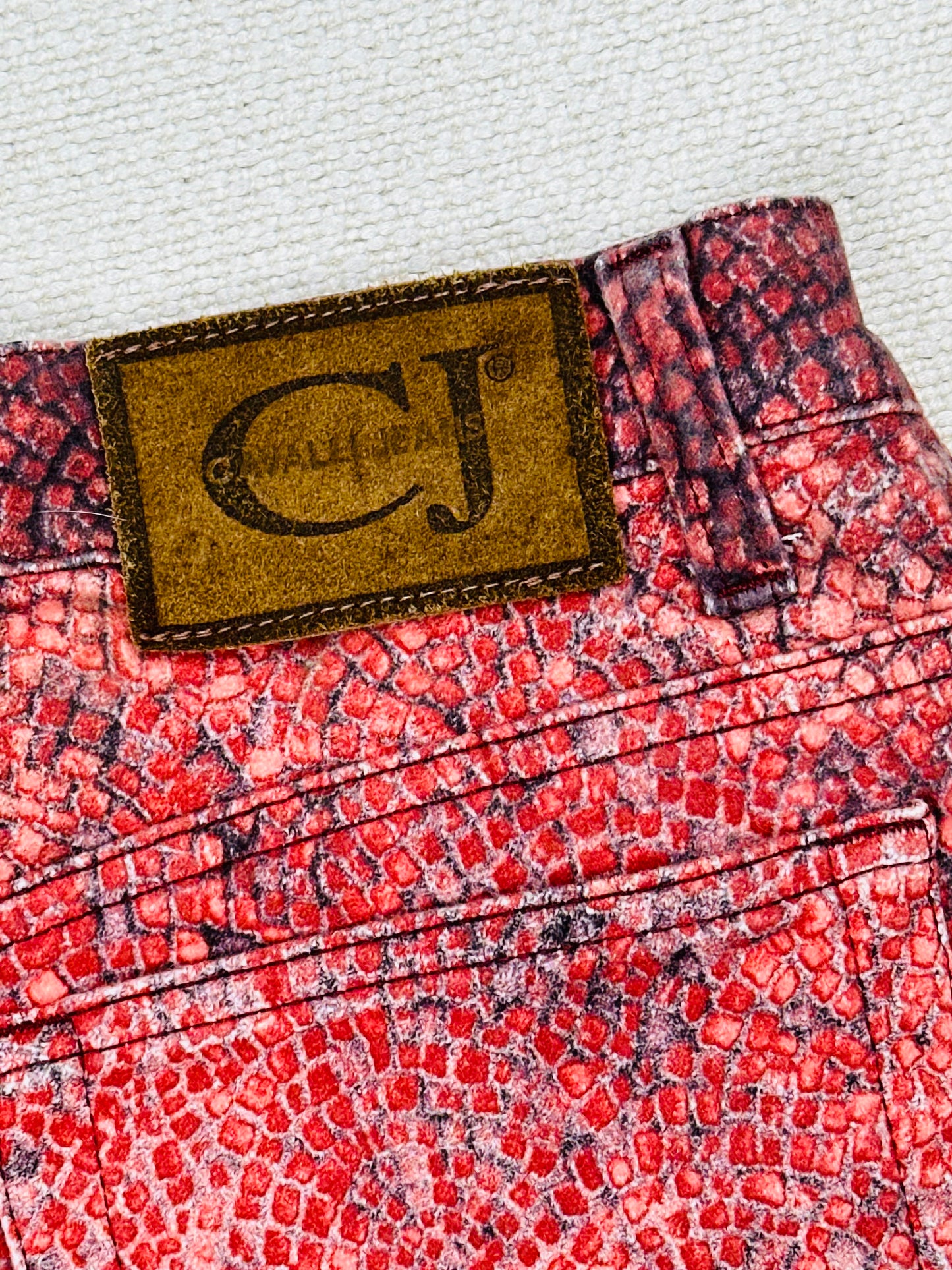 JUST CAVALLI - Pantaloni jeans animalier