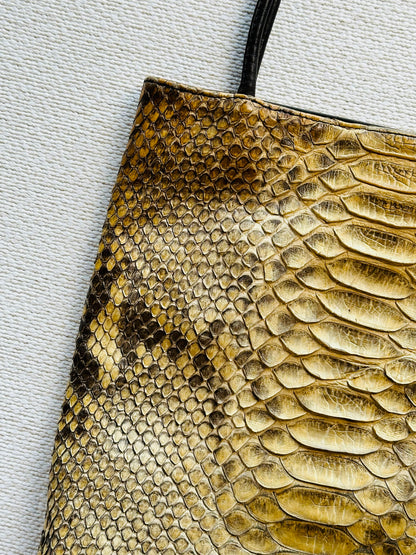Borsa a spalla in pitone