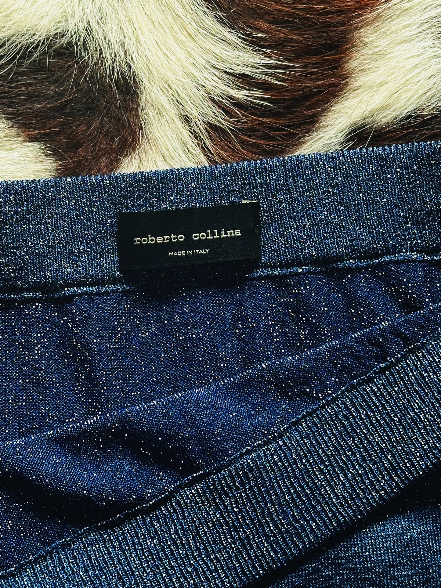 ROBERTO COLLINA - Gonna Lurex Blu Notte