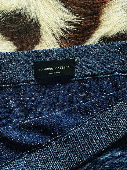 ROBERTO COLLINA - Gonna Lurex Blu Notte